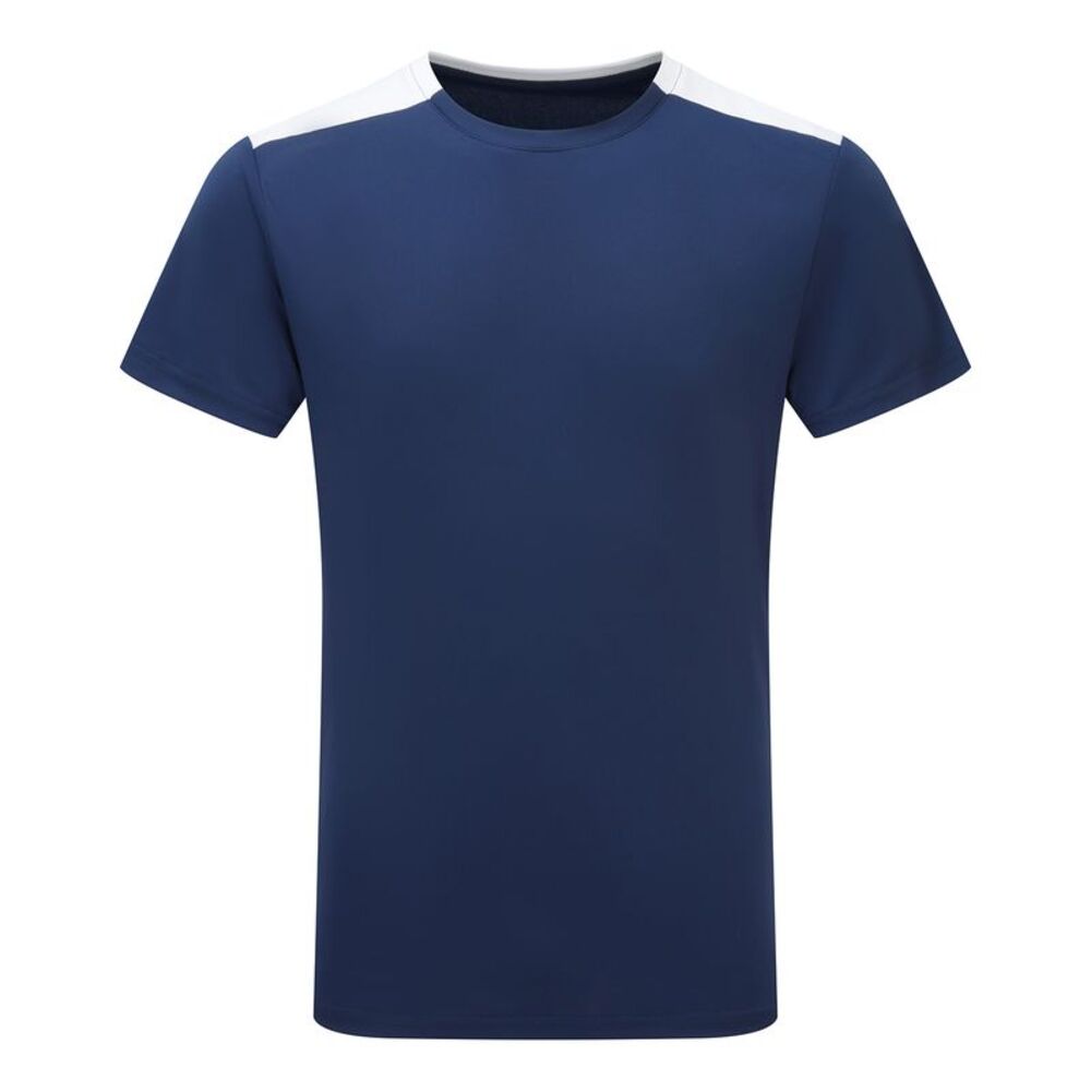 TriDri Unisex Adult Performance Contrast T-Shirt / Navy/White